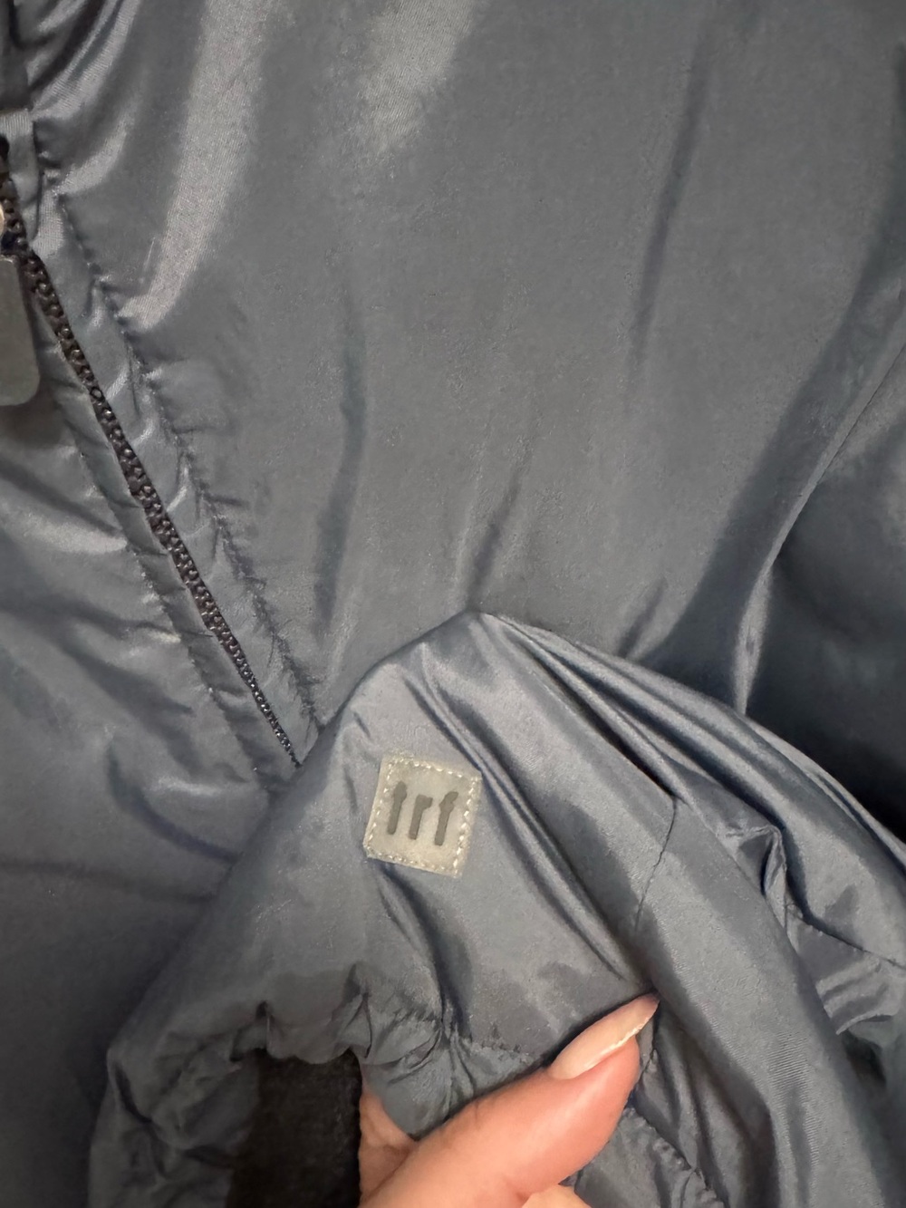 Women Hooded Windbreaker Jacket in Charcoal Gray - Picture 3 of 7